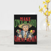 再びトランプ素晴らしメおもしろいキシカン カード (黄色い花)