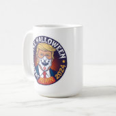 再びハロウィン素晴らしのマグを作る：新しいトランプインスパイア コーヒーマグカップ (正面左)