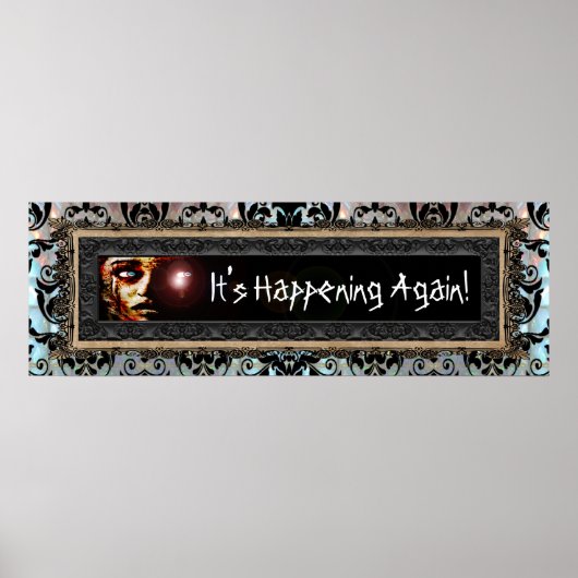 再びハロウィーンのバナーが表示される ポスター (正面)