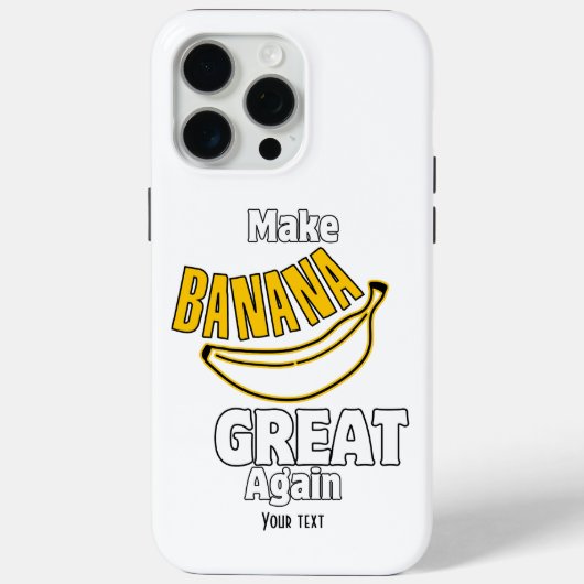 再びバナナを素晴らし作る Case-Mate iPhoneケース (裏面)