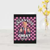 再びバレンタインデー素晴らしを作るドナルドおもしろいトゥルーズ カード (黄色い花)