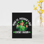 再びパトリックの日をラッキーおもしろいにするSt. Patricks D カード (黄色い花)