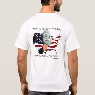 再びパンゲア素晴らしを背に作る Tシャツ