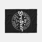 再びビッグブラザーに昇進Est 2026新生児An フリースブランケット (正面(横))