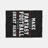 再びファンタジーを素晴らし作る フリースブランケット (正面(横))