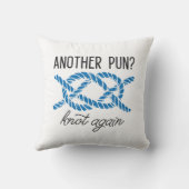 再びプーン結び目 クッション (裏面)