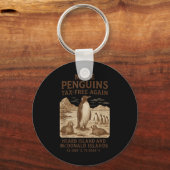 再びペンギン税を無料にする – Resistance Penguins Agai キーホルダー (正面)