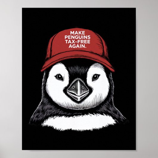 再びペンギン税を無料にする – Resistance Penguins Agai ポスター (正面)