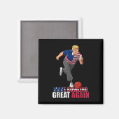 再びボーリング素晴らしを作成 – おもしろい Trumpボーリング マグネット (正面/裏面)