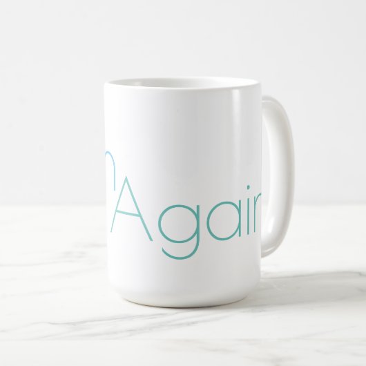 再びマグカップを開始 コーヒーマグカップ (正面右)