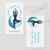 再びヨーガ素晴らしを作るThunder_Cove 名刺 (正面/裏面)