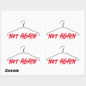 再びワイヤハンガーProの選択 長方形シール (シート)