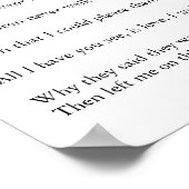 再び一人で ポスター (角)