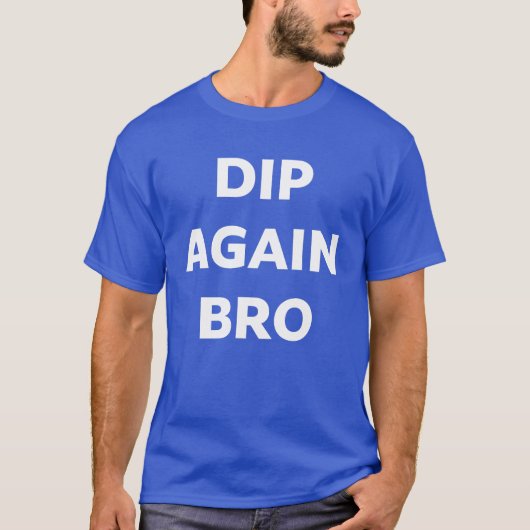 再び下落せよ兄弟暗号通貨取引Tシャツ Tシャツ (正面)