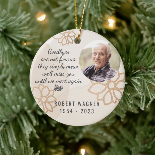 再び会うまで写真オーナメント セラミックオーナメント (ツリー)