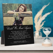 再び会うまで葬儀フォトプラーク フォトプラーク (側面)