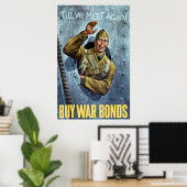 再び会うまで – -第2次世界大戦 ポスター (ホームオフィス)