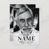 再び会うまモダンではっきりしたは エンクロージャーカード (正面/裏面)