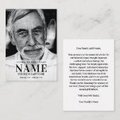 再び会うまモダンではっきりしたは ノートカード (正面/裏面)