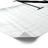 再び会うまモダンではっきりしたは ポスター (角)