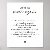 再び会結婚うまでのミニマル主義の記念碑 ポスター (正面)