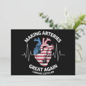 再び偉大なる動脈を作る 心臓カテーテル検査室 招待状 (スタンド正面)