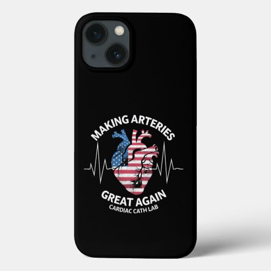再び偉大なる動脈 心臓カテーテル検査室 Case-Mate iPhoneケース (裏面)
