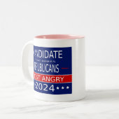 再び共和党員を怒作る ツートーンマグカップ (正面左)