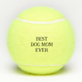 再び再び犬の母おもしろい テニスボール (裏面)