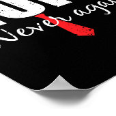 再び切りおもしろい髪をしない ポスター (角)