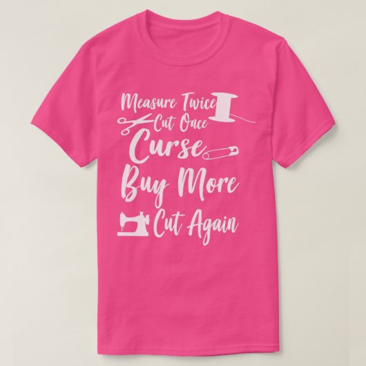 再び切り口を再び買切り口で2回測定 Tシャツ (デザイン正面)