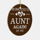 再び叔母に昇進2022再び2022 セラミックオーナメント (右)