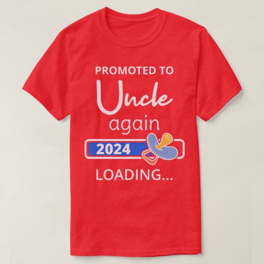 再び叔父に昇進2024ロードI Tシャツ (デザイン正面)