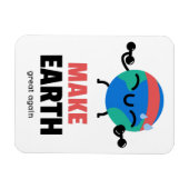 再び地球素晴らしの日を作る マグネット (横)