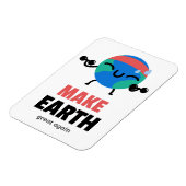 再び地球素晴らしの日を作る マグネット (左側)