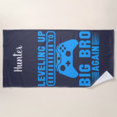 再び大きな仲間にレベリング ビーチタオル (正面)