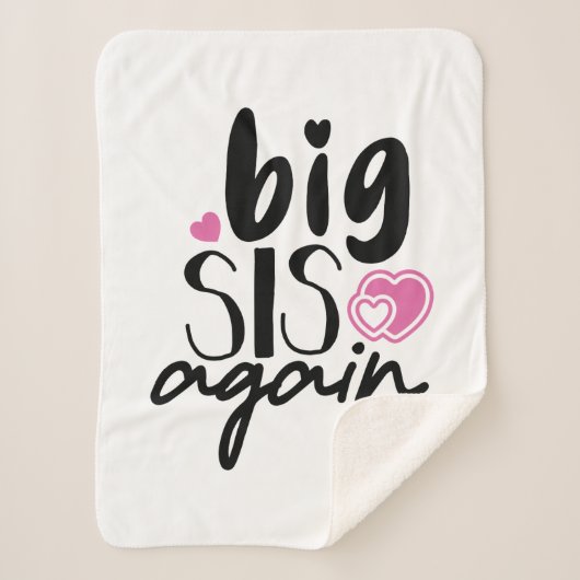 再び大きな妹 シェルパブランケット (正面)