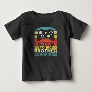 再び大兄弟にレベルアップ、ヴィンテージ・ゲーマー・ブル ベビーTシャツ