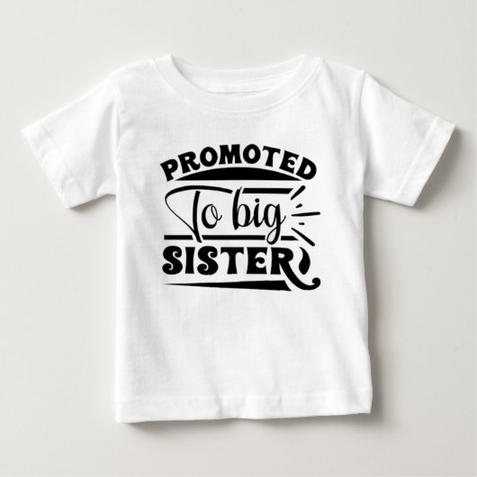 再び姉になる 2026年 妊娠発表 ベビーTシャツ (正面)
