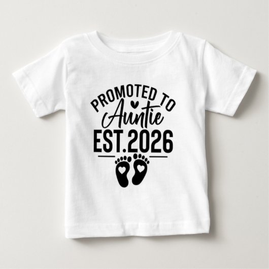 再び姉になる 2026年 妊娠発表 ベビーTシャツ (正面)