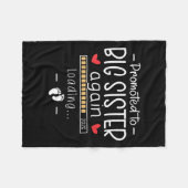 再び姉に昇格Est 2026ベビー3アノウ フリースブランケット (正面(横))