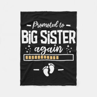 再び姉に昇進3ベビー発表 フリースブランケット