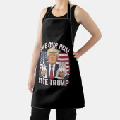 再び安全救な私たちのペットの猫2024のトランプ投票 エプロン (インサイチュ)