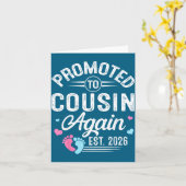 再び従兄弟を出産しました エスト ベイビー カード (黄色い花)