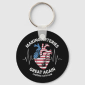 再び心臓素晴らしの血管を作る キーホルダー (正面)