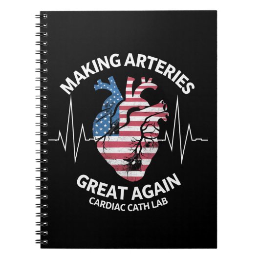 再び心臓素晴らしの血管を作る ノートブック (正面)