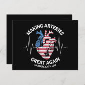 再び心臓素晴らしの血管を作る ポストカード (正面/裏面)