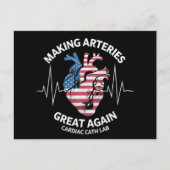 再び心臓素晴らしの血管を作る ポストカード (正面)