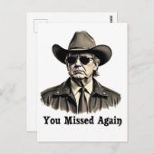 再び恋しく思カウボーイトランプ選挙 ポストカード (正面/裏面)