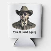 再び恋しく思カウボーイトランプ選挙 缶クーラー (正面)